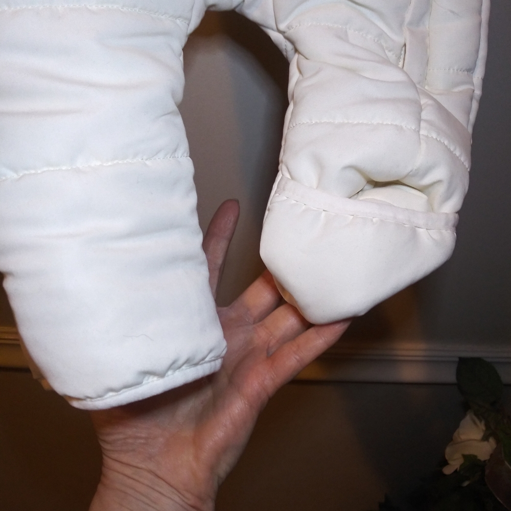 Wonder Nation Cream Panda Bear Infant Snowsuit - Picture 6 of 8